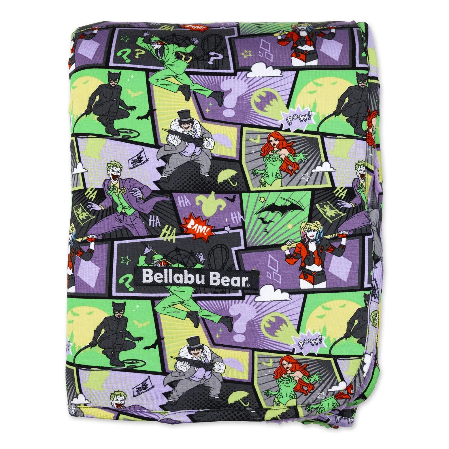 ---Batman Baddies Bamboo Sherpa Blanket--