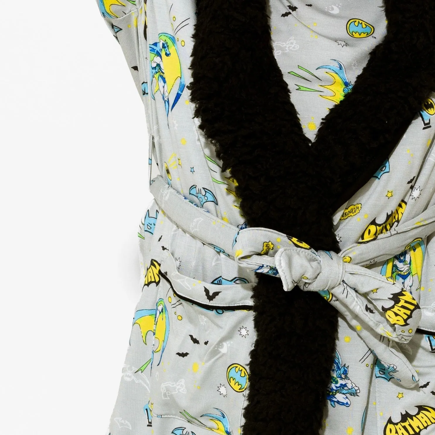 ---Batman Bamboo Kids Sherpa Robe--