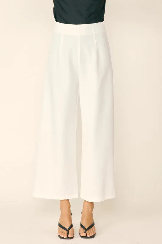 Agatha Darted Wide Leg Trouser Pants