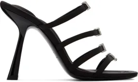 Alexander Wang Black Nala 105 Heeled Sandals