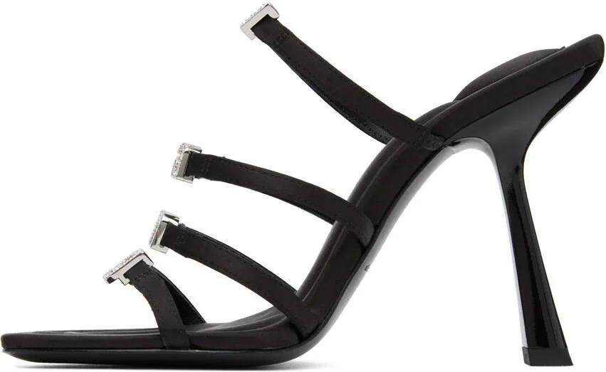 Alexander Wang Black Nala 105 Heeled Sandals