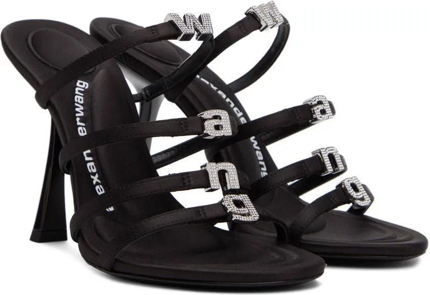 Alexander Wang Black Nala 105 Heeled Sandals