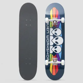 Alien Workshop 8.0 Spectrum Complete Skateboard Navy