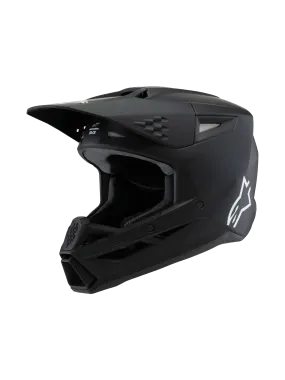 Alpinestars - 2025 SM3 Youth Solid Black Matt MX Helmet