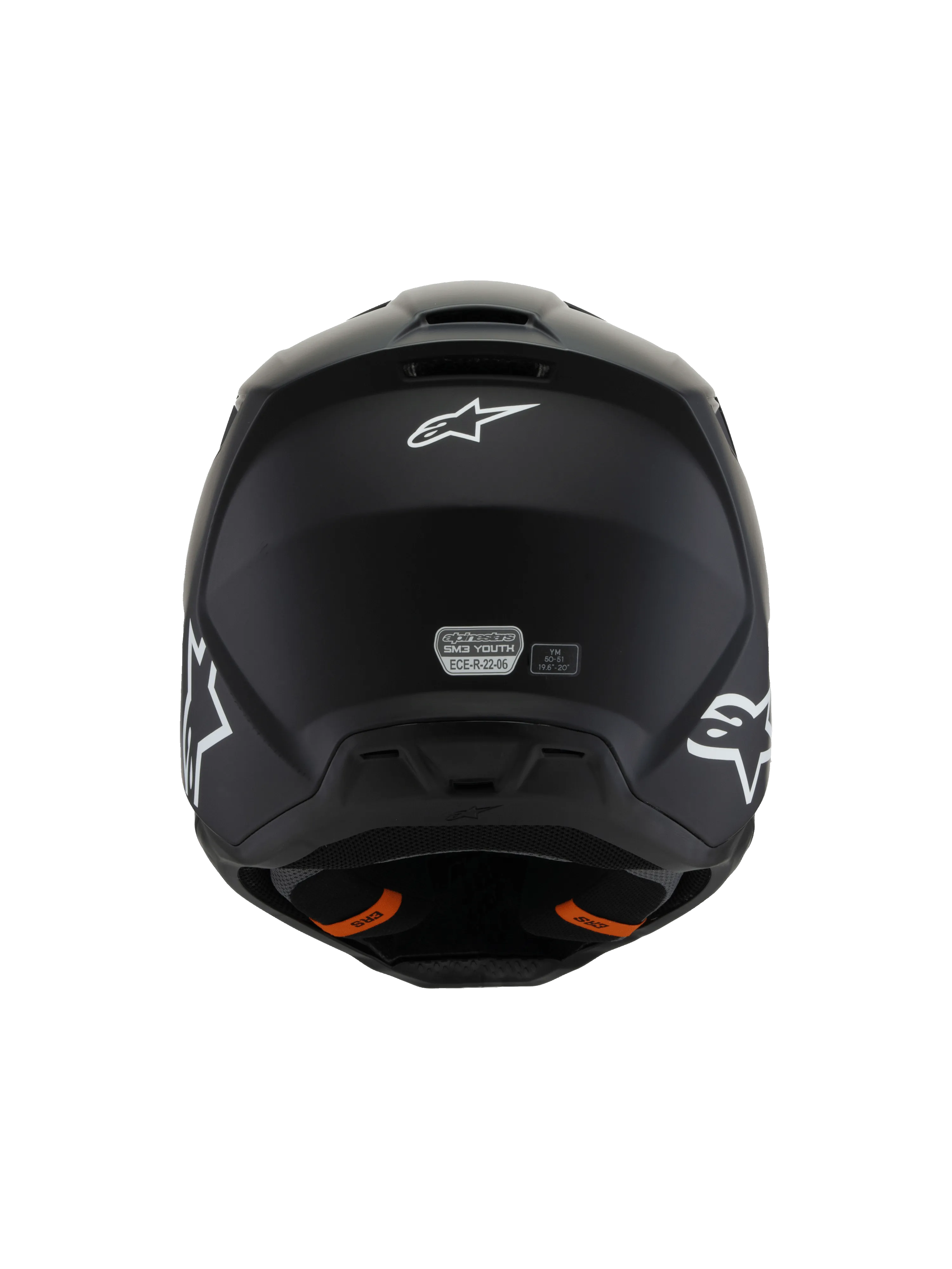 Alpinestars - 2025 SM3 Youth Solid Black Matt MX Helmet