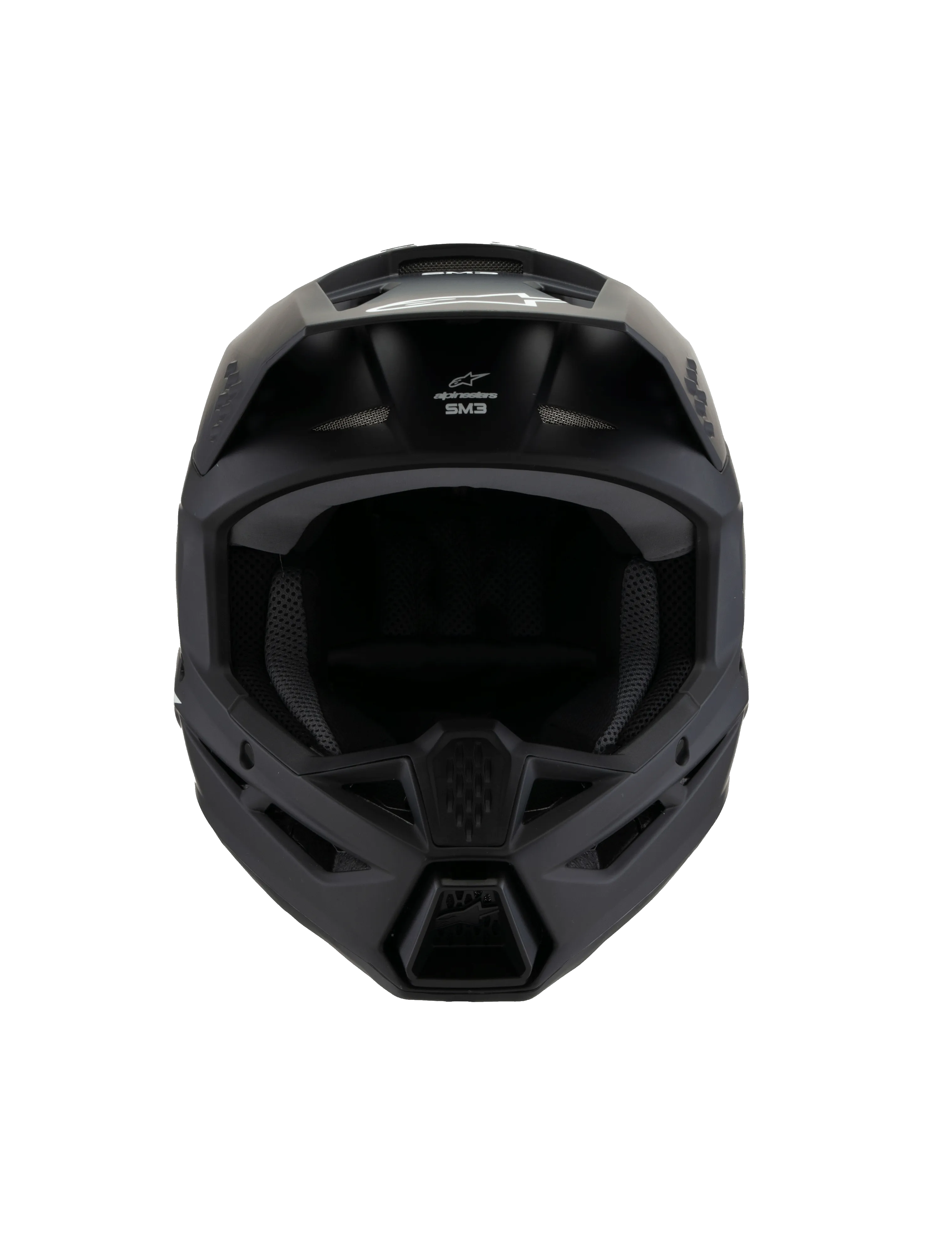 Alpinestars - 2025 SM3 Youth Solid Black Matt MX Helmet