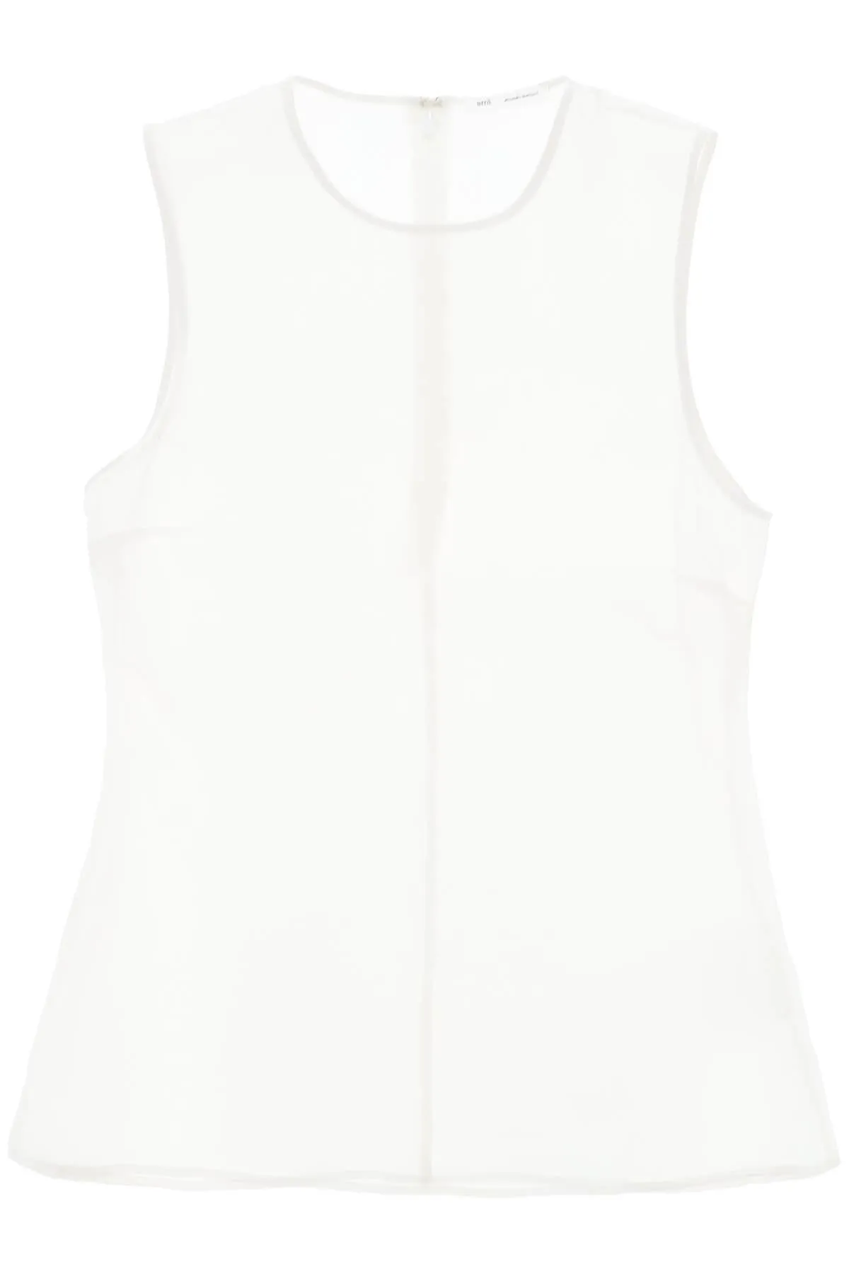 Ami Alexandre Mattiussi    Ami Alexandre Matiussi Sleeveless Silk Top In