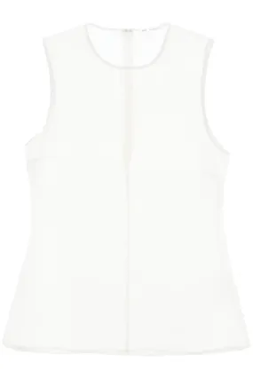 Ami Alexandre Mattiussi    Ami Alexandre Matiussi Sleeveless Silk Top In