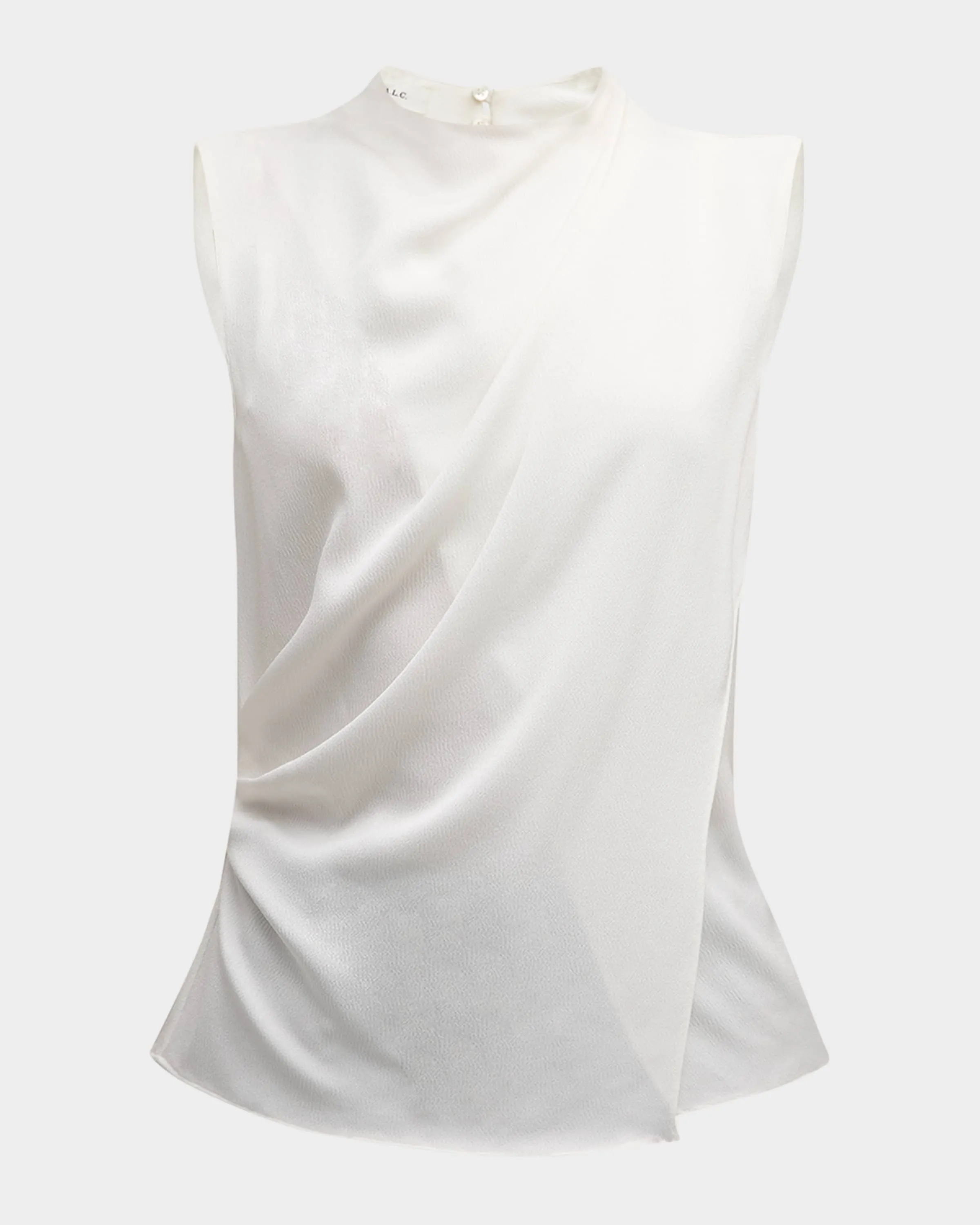 Amira Cowl-Neck Sleeveless Top