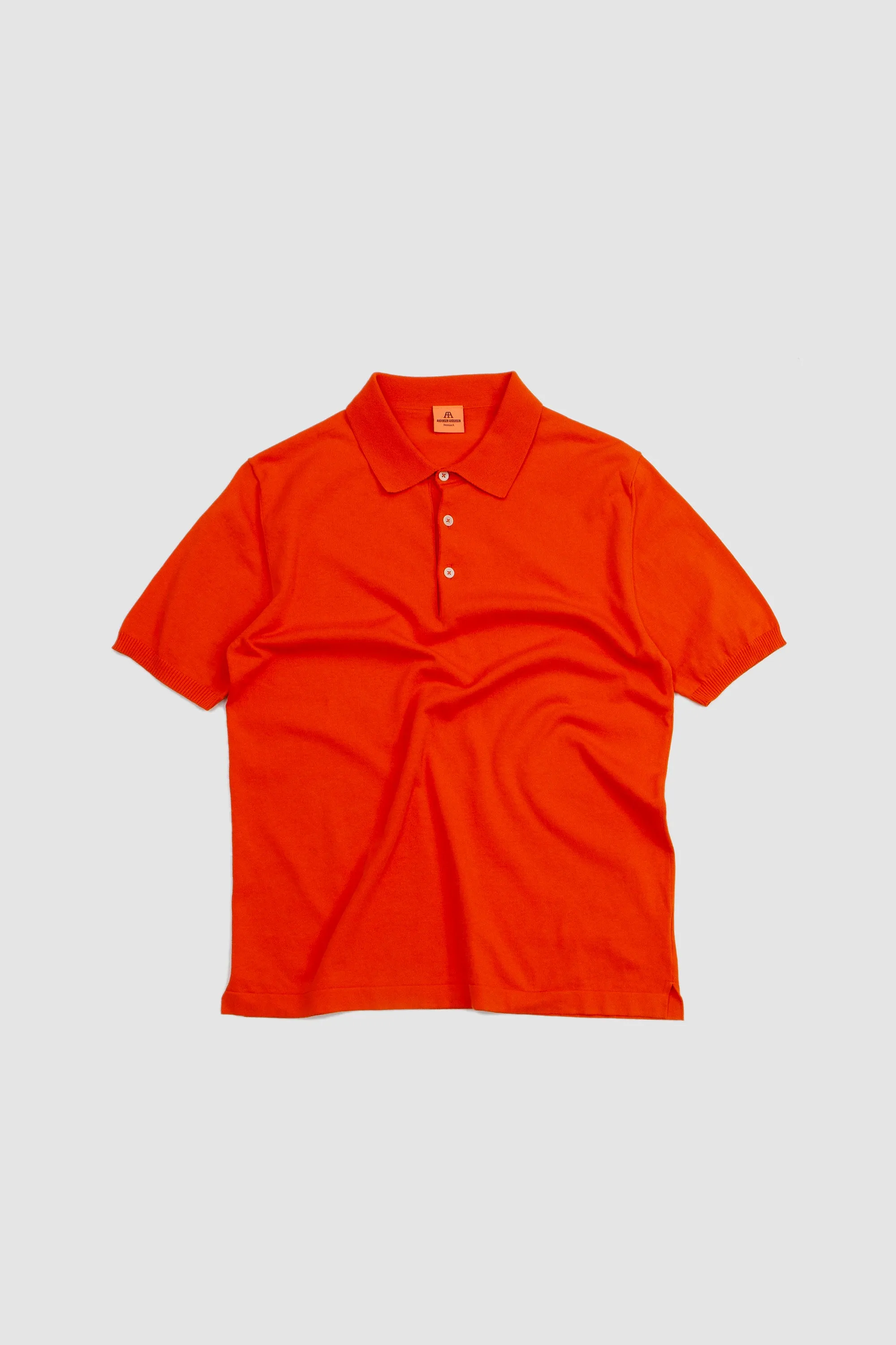 Andersen-Andersen Polo Short Orange