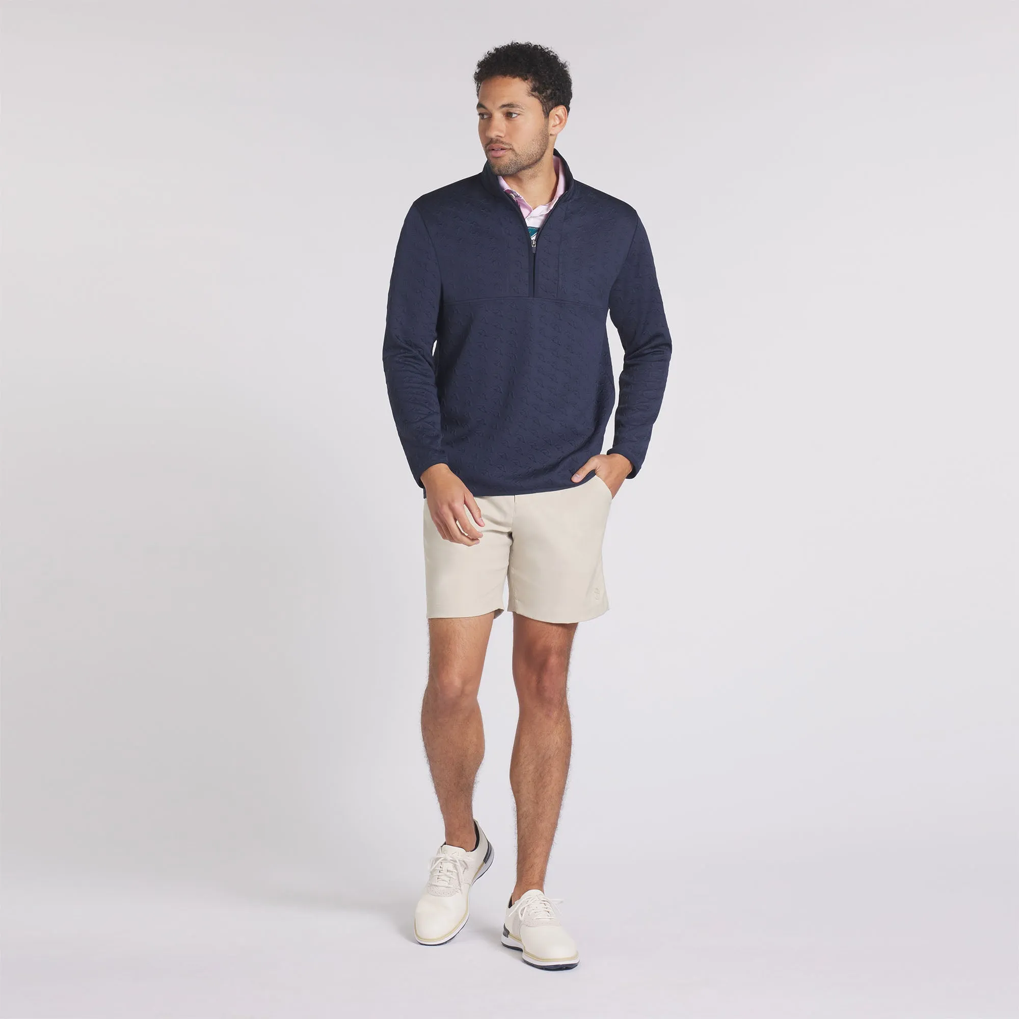 AP Jacquard Golf 1/4 Zip