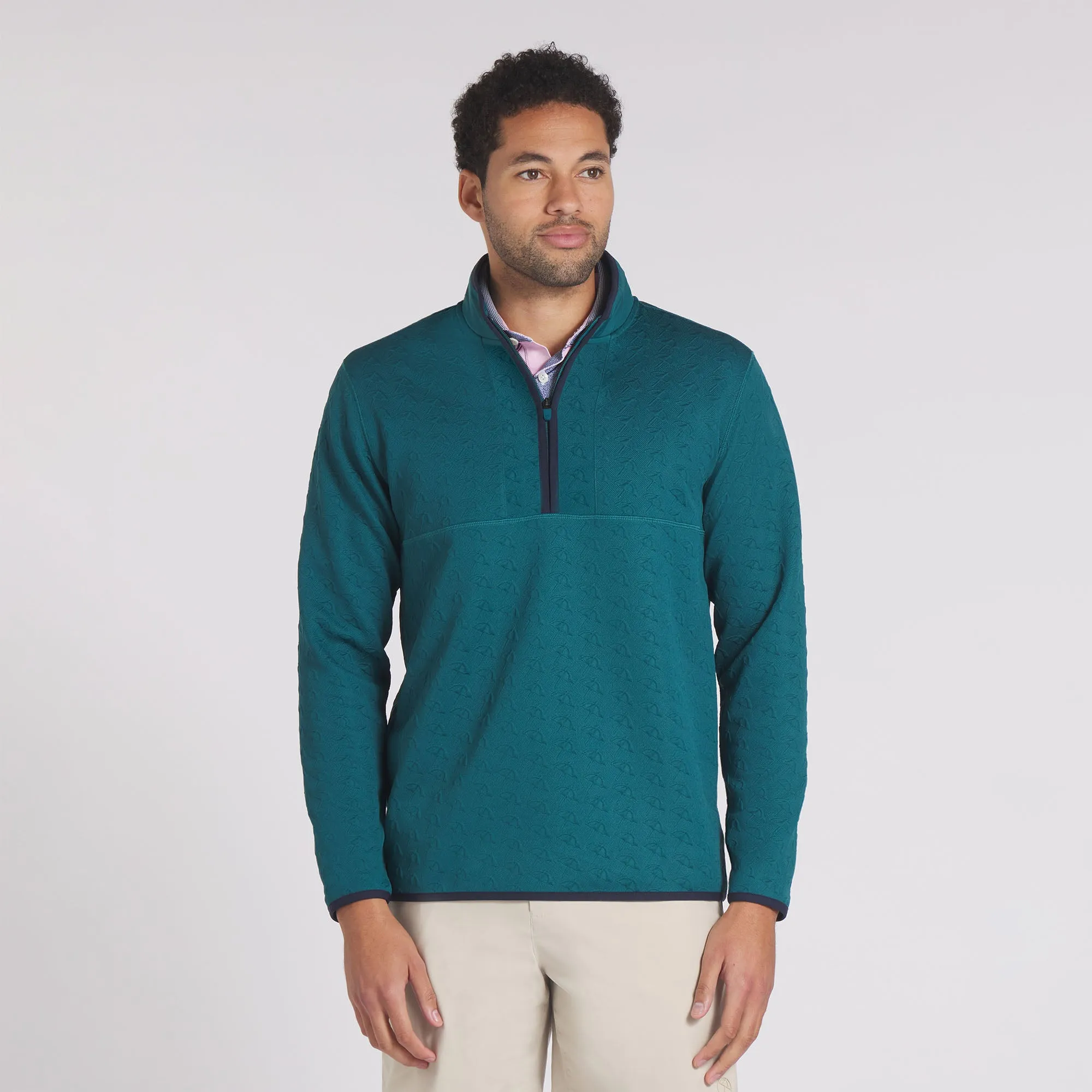 AP Jacquard Golf 1/4 Zip