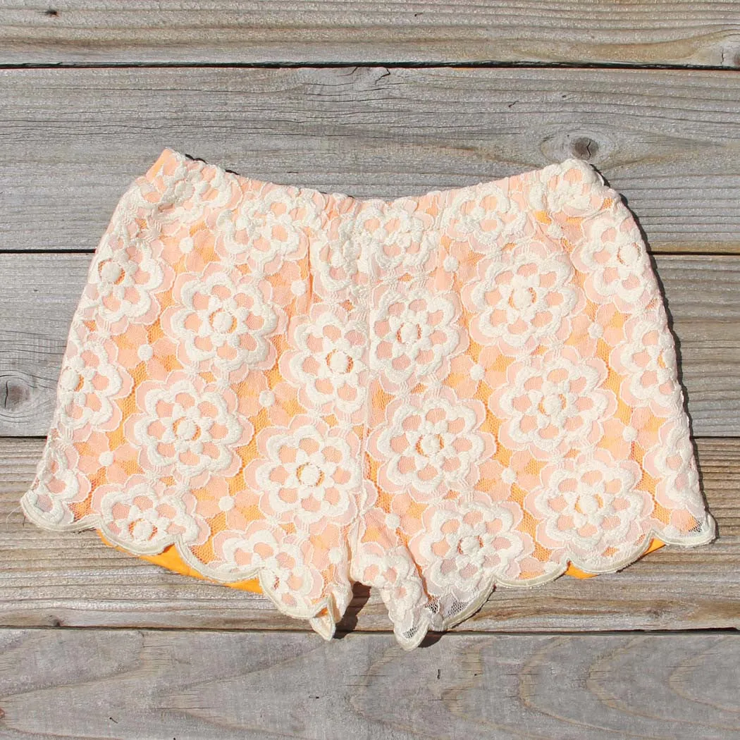 Apricots & Lace Shorts