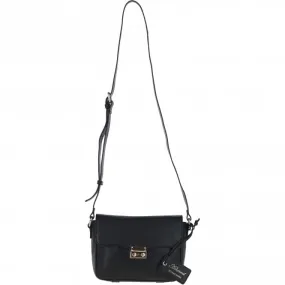 Ashwood Leather Cross Body Bag Black: C-50