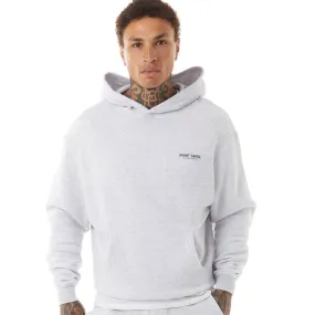 Avant Garde Mens Creatives Hoodie Light Grey Marl