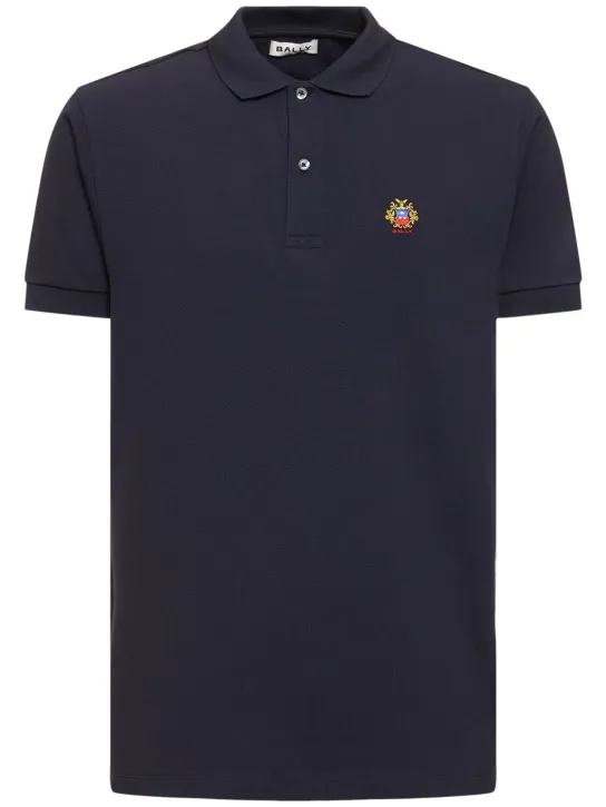 Bally   Organic cotton logo polo 