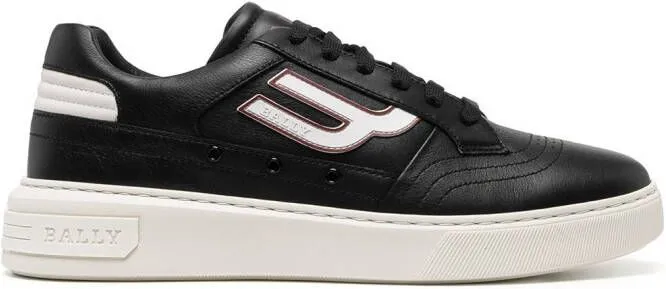 Bally side logo-patch sneakers Black