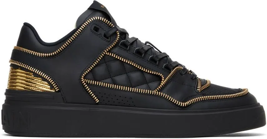 Balmain Black B-Court Sneakers