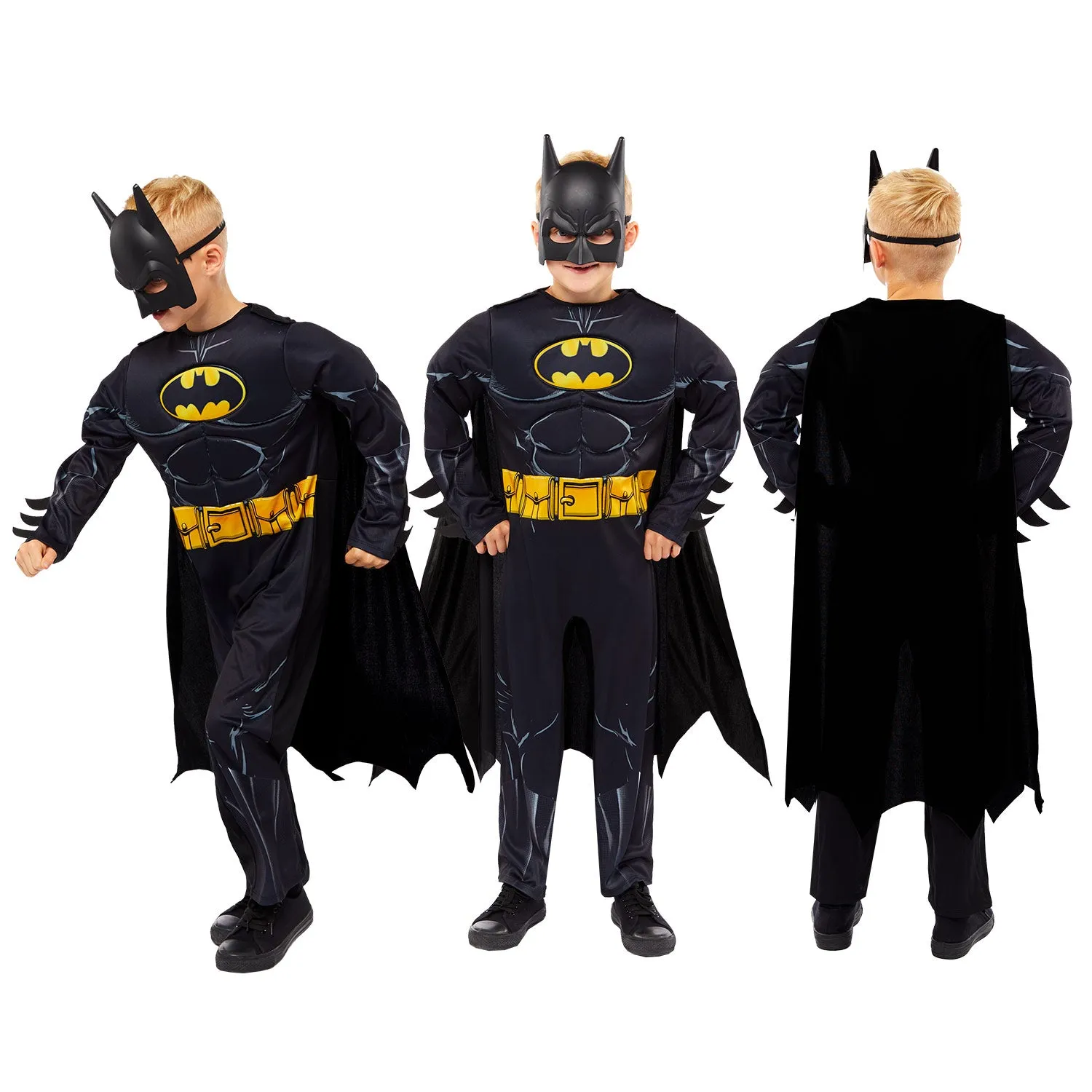 Boys Batman DC Comic Book Superhero Fancy Dress