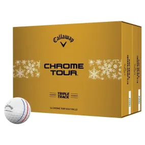 Callaway Chrome Tour 24 Triple Track Holiday 2 Dozen Golf Balls 2024