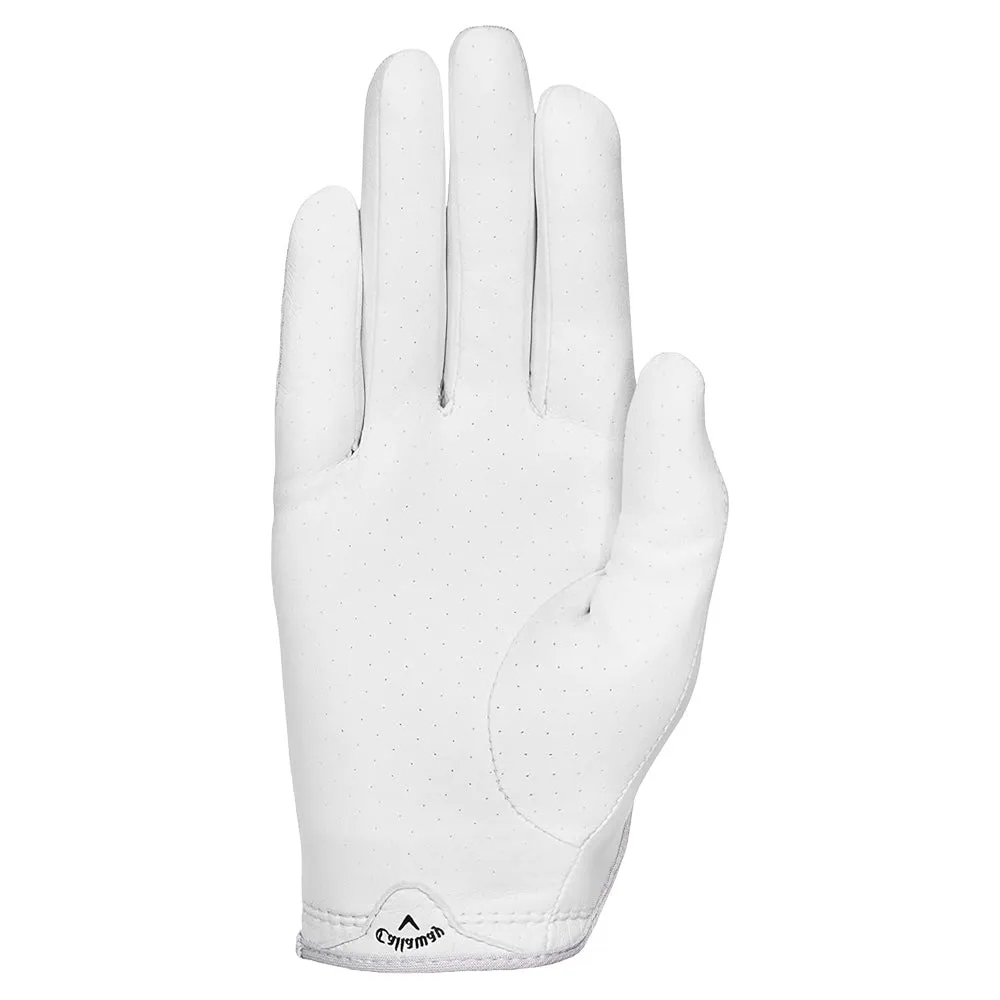 Callaway X-Spann Golf Glove White - 24 Women