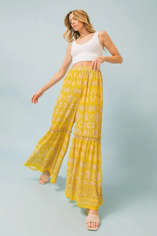 Carla Tiered Wide Leg Pants