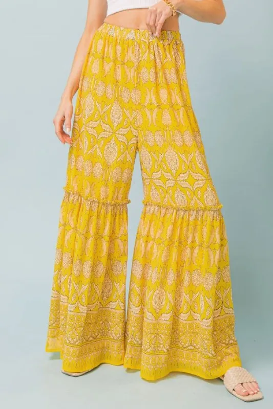 Carla Tiered Wide Leg Pants