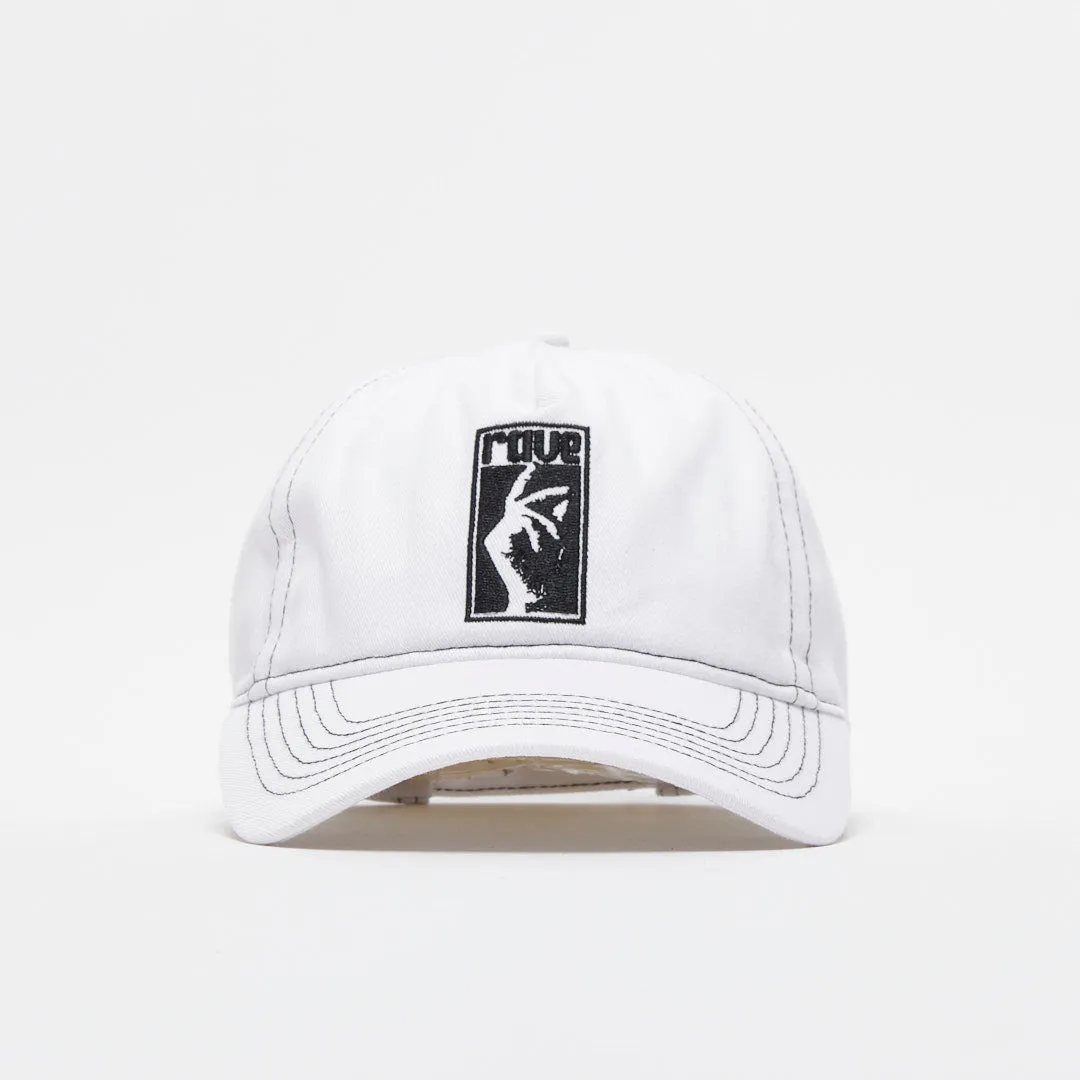 Casquette Rave Skateboards - Snap Contrast (White)