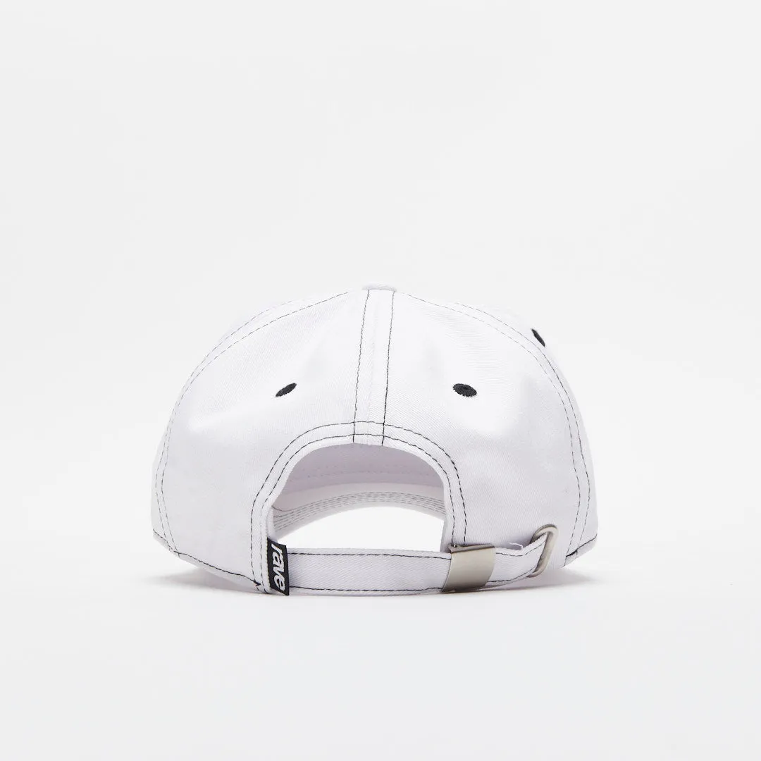 Casquette Rave Skateboards - Snap Contrast (White)