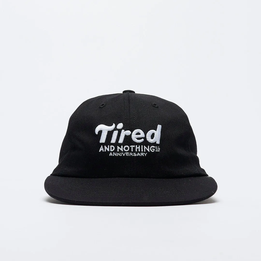 Casquette - Tired Skateboards - Nothing 6 Panel Cap (Black)