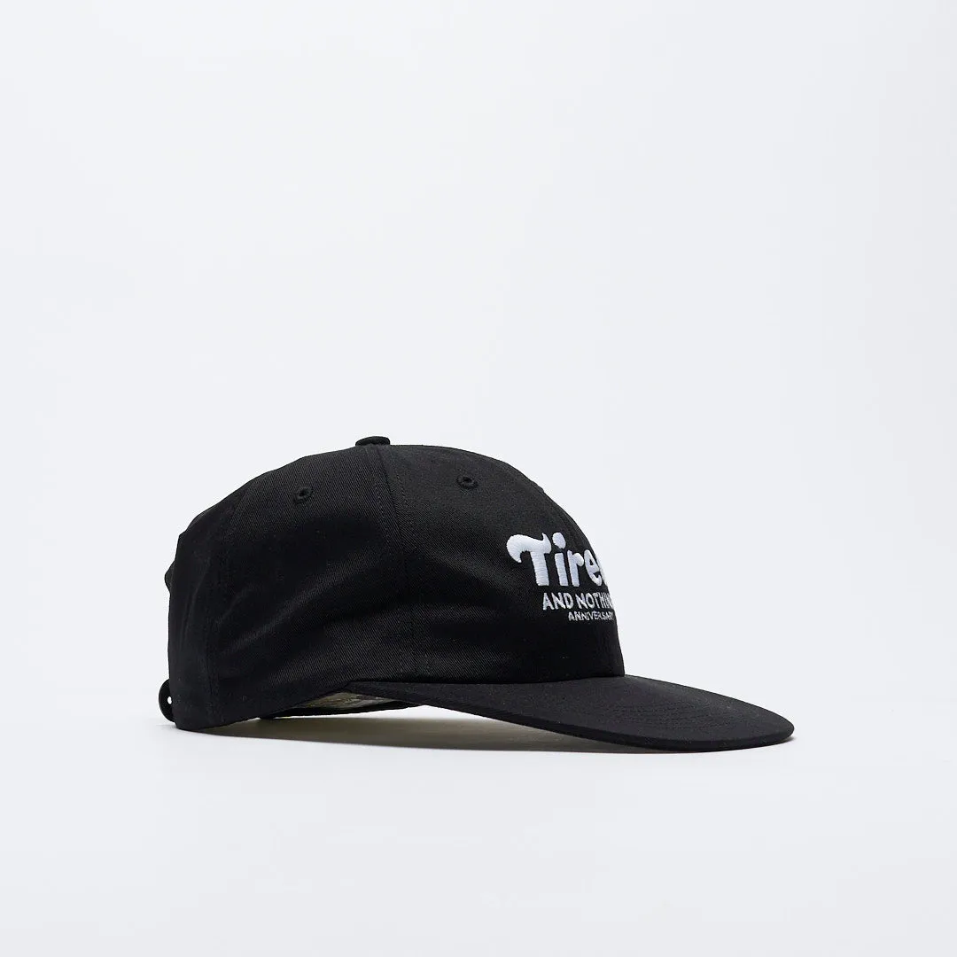 Casquette - Tired Skateboards - Nothing 6 Panel Cap (Black)