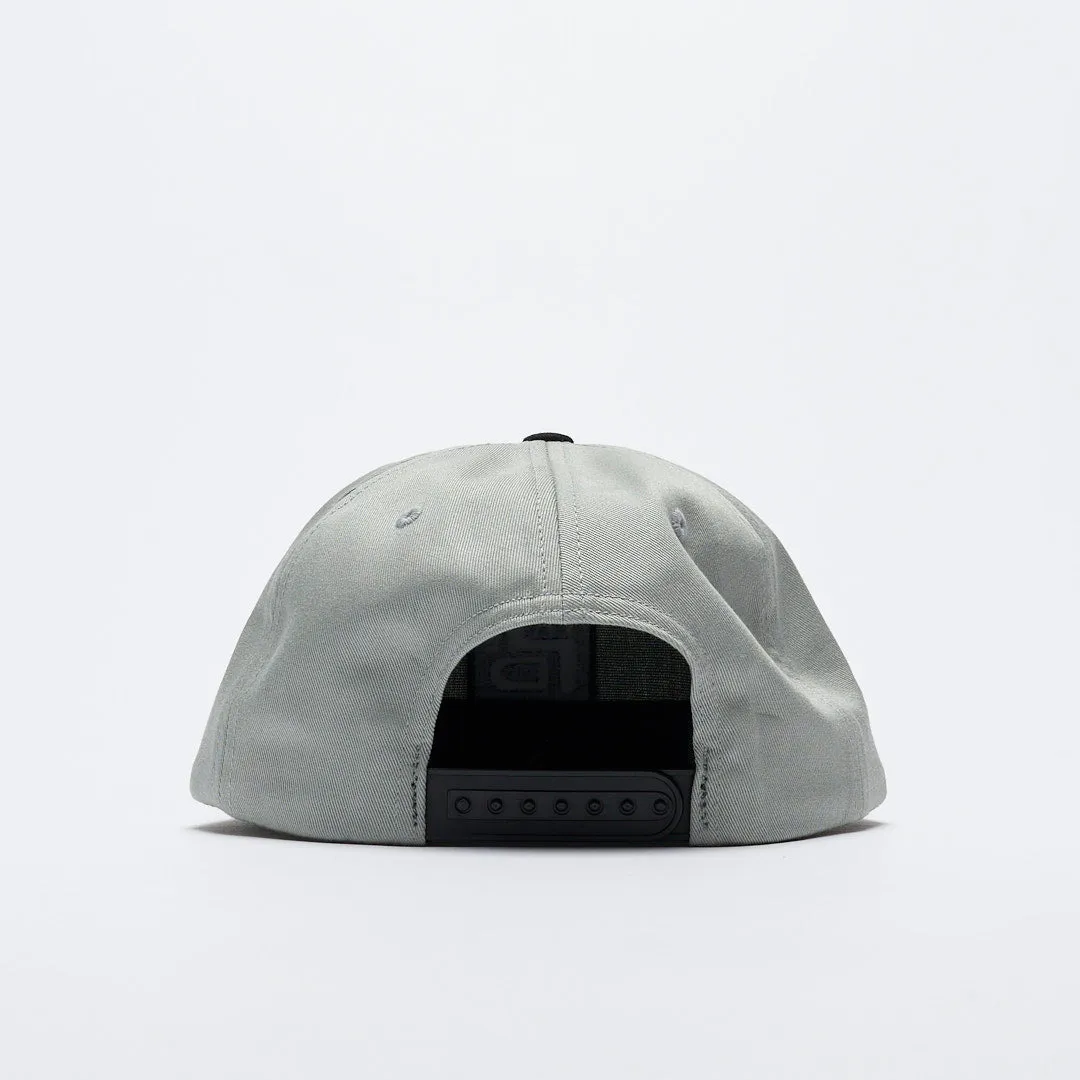 Casquette - Tired Skateboards - Stamp Two Tone 6 Panel Cap (Ash/Black)