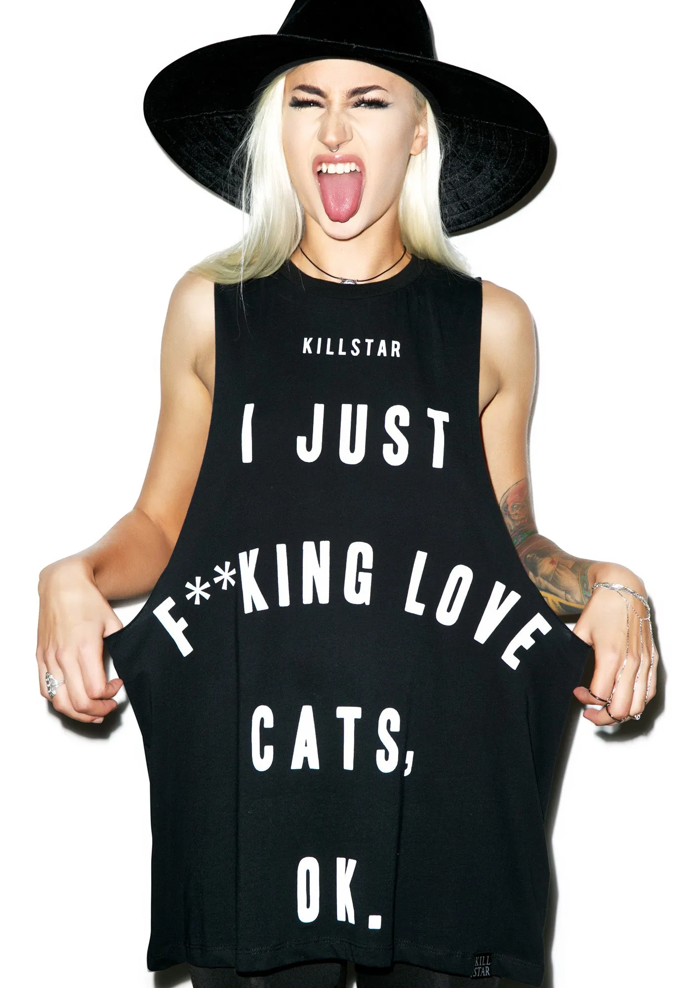 Cats Muscle Tank-