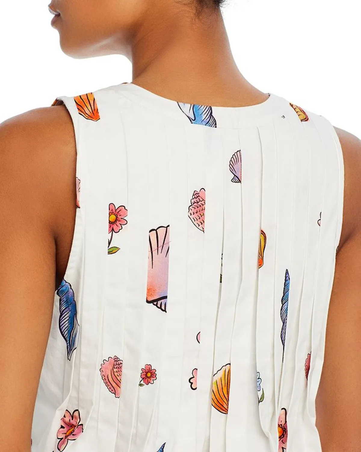 Ciao Lucia Lorena Shell Sleeveless Top