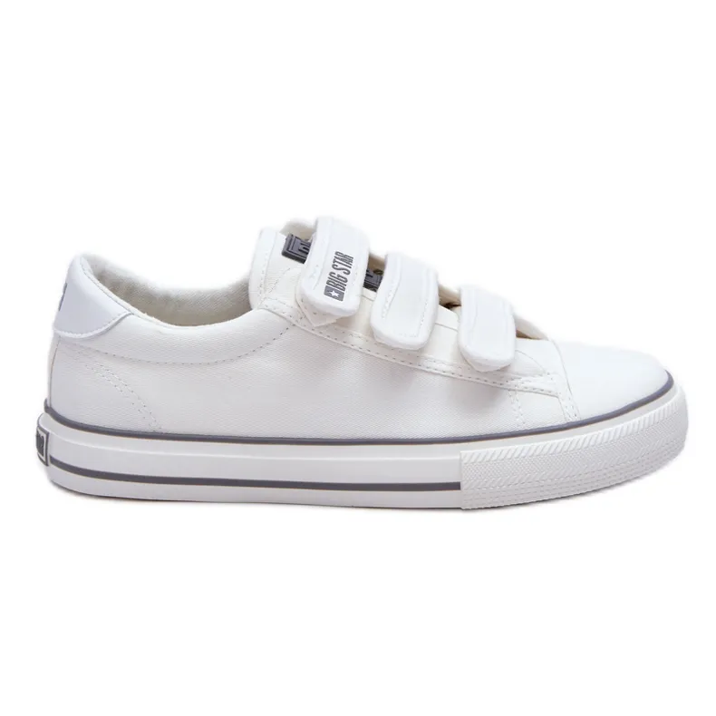 Classic Textile Velcro Sneakers Big Star LL274A203 White