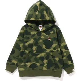 COLOR CAMO ONE POINT APE HEAD PULLOVER HOODIE KIDS