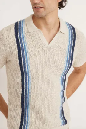 Conrad Vertical Stripe Polo