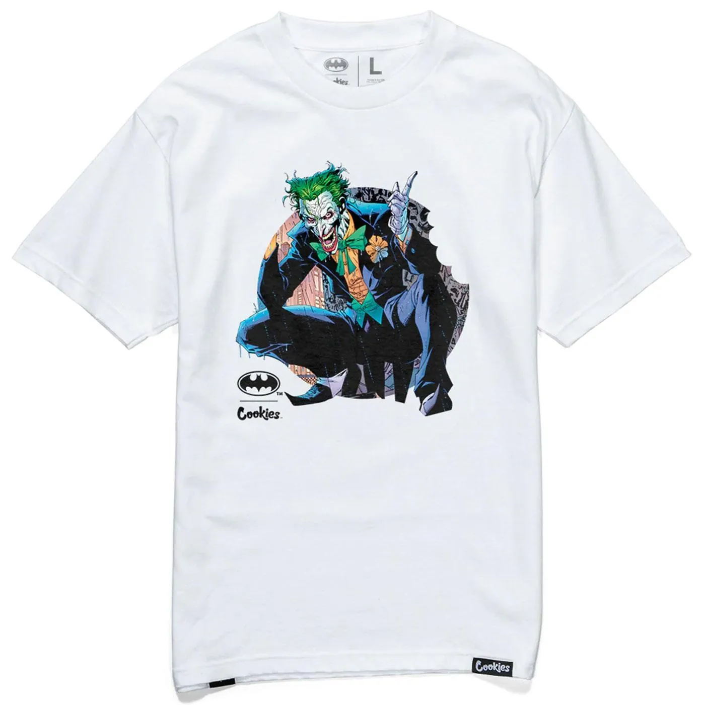 Cookies x Official Batman Jack Napier AKA The Joker Tee