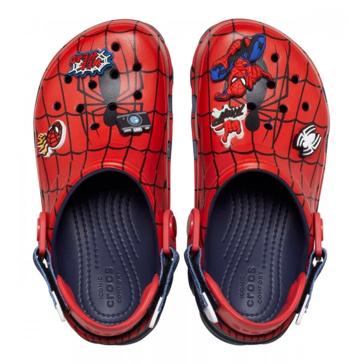 Crocs 208786 Team Spider Man All-Terrain Clog Kid Bambino Blu