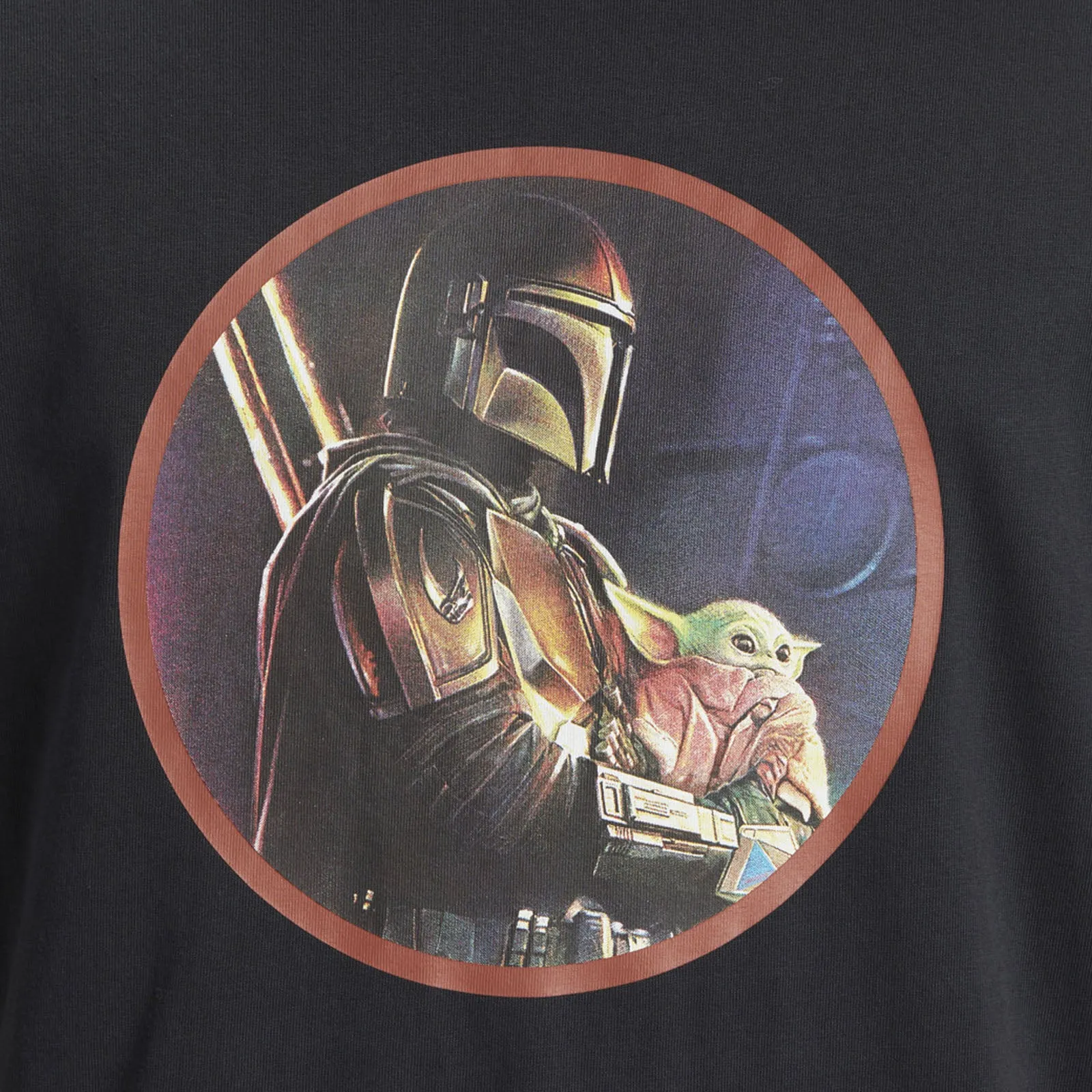 DC Shoes Mens X Star Wars Mando And The Child T-Shirt - Black