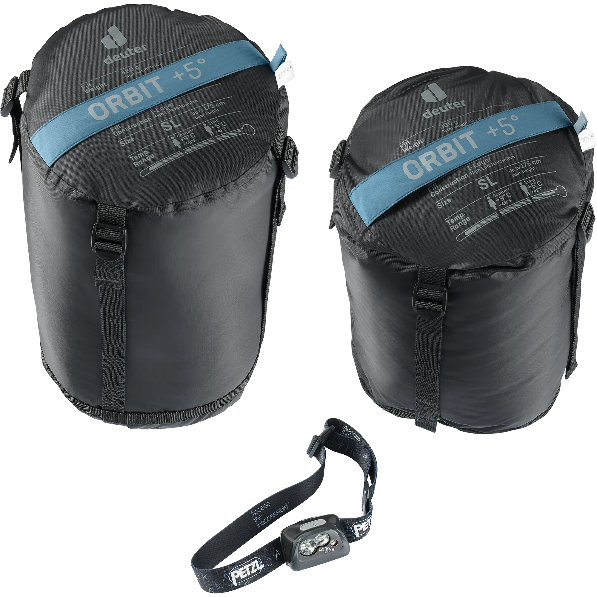 deuter - Orbit +5\u00b0 SL Sleeping Bag Women atlantic