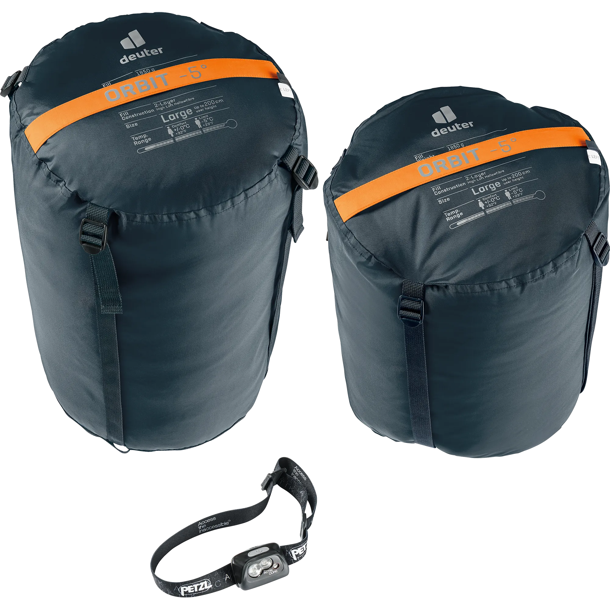 deuter - Orbit -5\u00b0 EL Sleeping Bag  chestnut