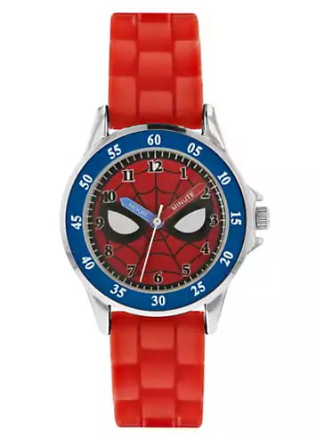 Disney Marvel Spiderman Red Silicon Strap Kids Watch | Kaleidoscope