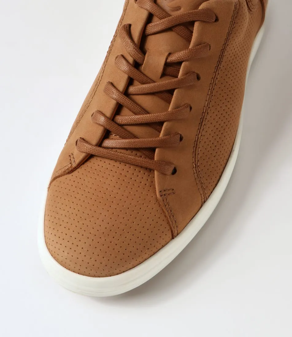 ECCO Soft 7 M Camel Nubuck Sneakers