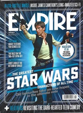 Empire Magazine September 2018 Han Solo Cover: Greatest Star Wars Characters