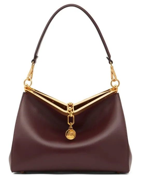 Etro   Medium Vela leather shoulder bag 