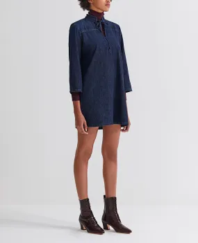     Fable Dress   Long Sleeve Denim Dress  