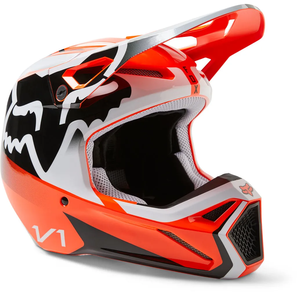 Fox - V1 Leed Orange Helmet