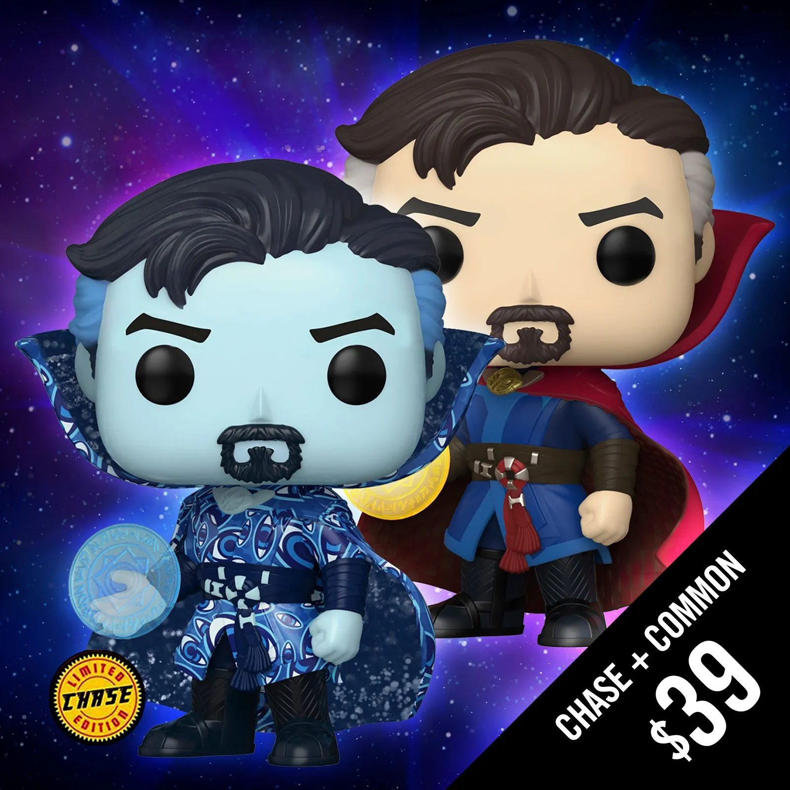 Funko Pop! Marvel: Dr. Strange (Chase + Common) #1000