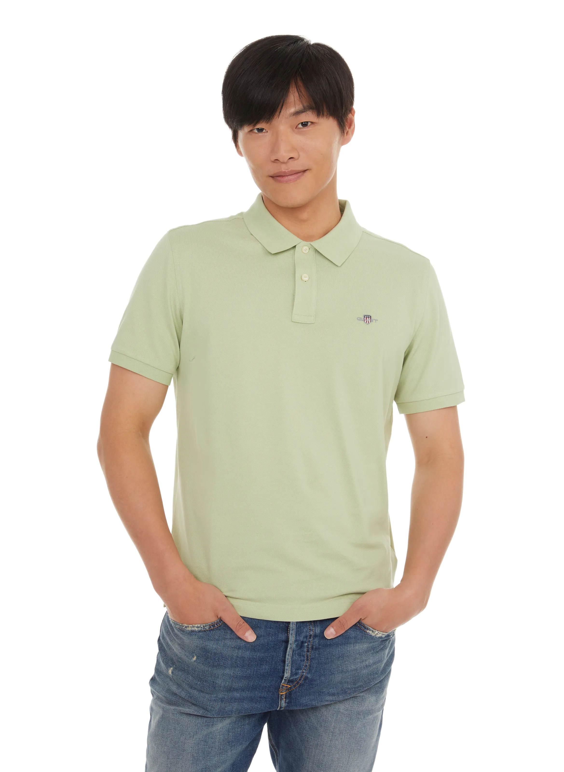 GANT  Cotton polo shirt  - Green